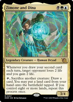 ZIMONE AND DINA mtg NM-M March of The Machine Mythic - Image 1