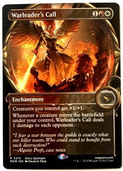 MTG Warleader's Call SHOWCASE Murders at Karlov Manor 315 NM - Image 1