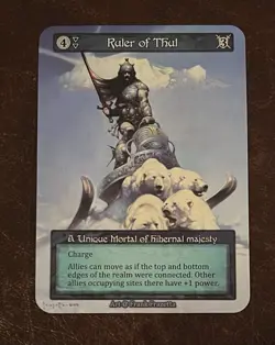 2023 Sorcery: Contested Realm - Alpha Ruler of Thul (Frazetta) - Image 1