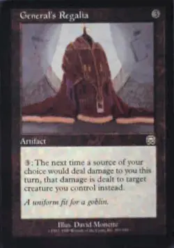 General's Regalia - Mercadian Masques: #295, Magic: The Gathering Nm R131 - Image 1