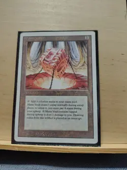 1x Mana Vault - MP - Revised - MTG Magic Moderately Played EDH Commander - Image 1