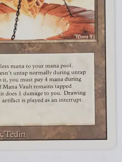 MTG Mana Vault (Revised/Artifact/R) - BGM - Image 5
