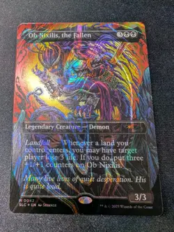 MTG Ob Nixilis, The Fallen Halo Foil Secret Lair Encyclopedia Countdown - Image 1