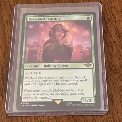 Delighted Halfling Universes Beyond Lord of the Rings Tales of Middle Earth Foil - Image 1