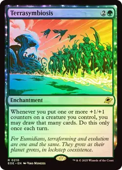 1x NM FOIL Terrasymbiosis MTG Edge of Eternities SV - Image 1