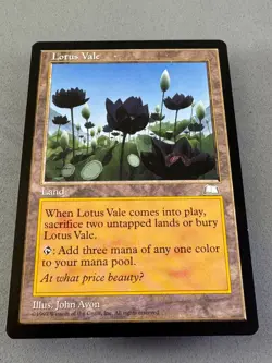 Lotus Vale Weatherlight MTG-Never Played Near Mint-Vintage Magic RESERVE LIST - Image 3