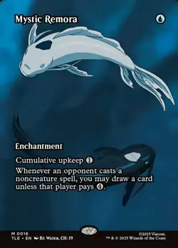 x1 Mystic Remora - Borderless M MTG Avatar: The Last Airbender: Eternal M/NM, En - Image 1