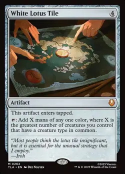 White Lotus Tile X1 FOIL-NM/M-Avatar: The Last Airbender - Image 1