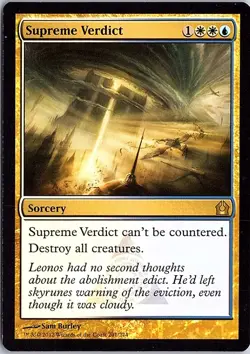 Supreme Verdict R Return to Ravnica 201 LP Magic - Image 1