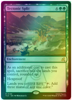 Tectonic Split - Foil Avatar MTG - Image 1