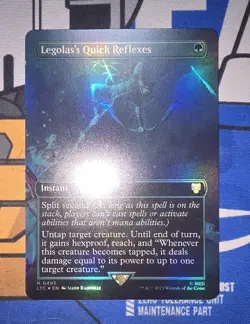 MTG - LTC - Legolas's Quick Reflexes (Borderless) #493 - Near Mint Foil - Image 1