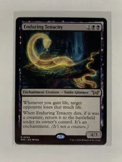 [1x] Enduring Tenacity Near Mint, English Duskmourn: House of Horror MTG Magic - Image 1