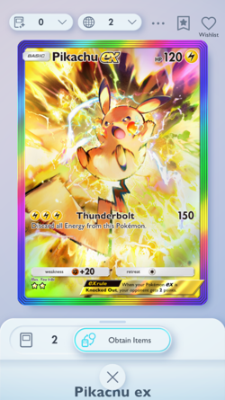 Pikachu Special Art Rare, Pokemon TCG Pocket, English language, Shining Revelry - Image 1