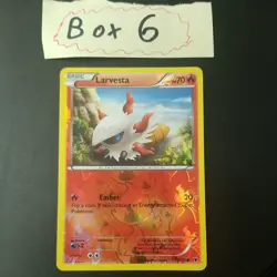 Larvesta 19/101 - Reverse Holo - Noble Victories 2011 Pokemon TCG NM - Image 1