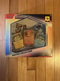 Pokemon TCG S&V Prismatic Evolutions Poster Collection Box Sealed - Image 1