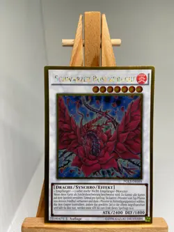 Black Rose Dragon - Gold Rare 1st Edition PGL3-DE059 / EN059 - NM - YuGiOh - Image 1