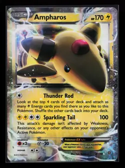 Ampharos EX 27/98 Ultra Rare XY - Ancient Origins Pokemon Card - Image 1