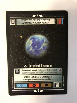 Star Trek CCG 1E Missions Botanical Research Premium Card Starter Deck II - Image 1