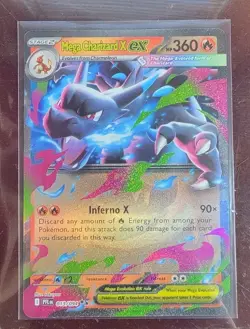 Mega Charizard X ex 013/094 | Phantasmal Flames | Holo Rare Pokemon TCG Card NM - Image 1