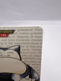 Pokemon Card Snorlax Bandai Carddass Green Red 1995-1996 2 Set EXC Japanese - Image 4