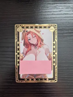 Goddess Story Waifu Card -Bleach - Rangiku Matsumoto - Gold Metal MR Promo - Image 1
