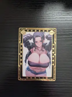 Goddess Story Waifu Anime Card - One Piece - Nico Robin - Gold Metal MR PROMO - Image 1
