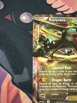 Rayquaza EX - 85/124 - Pokemon Dragons Exalted Black & White Ultra Rare Card LP - Image 3