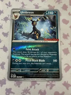 Pokemon TCG Umbreon 130/197 GameStop Promo 2023 Reverse Holo Card - Image 1