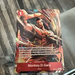 Monkey D. Garp Alt Art OP13-016 - One Piece English Card - Carrying on His Will - Image 1