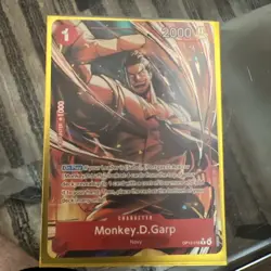 Monkey D. Garp Alt Art OP13-016 - One Piece English Card - Carrying on His Will - Image 3