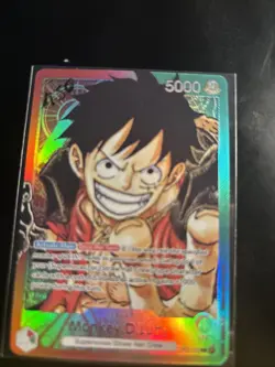 Monkey D. Luffy One Piece Card Diy Alt Art Full Art Leader ROMANCE DAWN Tex - Image 2