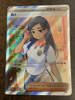 Eri 136/131 Prismatic Evolutions Ultra Rare Holo Pokemon Card - Image 1