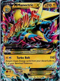 M Manectric EX 24/119 XY - Phantom Forces Holo Pokemon Card - Image 1