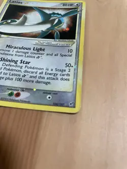 Pokemon Latios Gold Star EX Deoxys Ultra Rare Holo Card #106 - Image 3