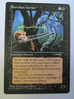 MTG Krovikan Horror Alliances Light Play!! - Image 1