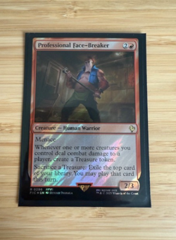 Professional Face-Breaker (Surge Foil) Commander: Final Fantasy Surge Foil NM - Image 1