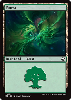Forest #275 Near Mint FOIL EOE Edge of Eternities Magic MTG - Image 1