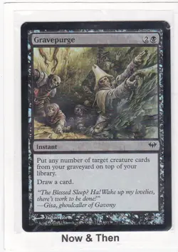 MTG: Dark Ascension: Foil: Gravepurge - Image 1
