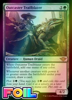 x1 Outcaster Trailblazer OTJ MTG 173 FOIL RARE M/NM 1x - Image 1