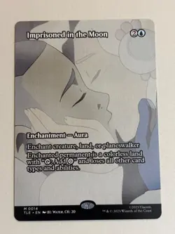 Imprisoned in the Moon (Borderless) TLE Avatar: the Last Airbender - MTG - Image 1
