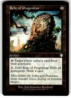 Relic of Progenitus (Retro Frame) Commander: the Brothers' War Regular MTG NM - Image 1