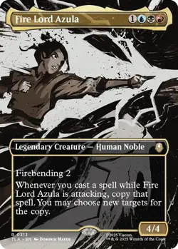 Fire Lord Azula (0313) (Borderless)- Avatar: The Last Airbender- (Non-Foil)(NM) - Image 1