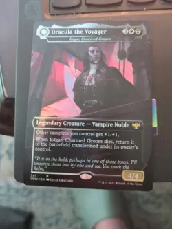 MTG - Dracula the Voyager - Showcase FOIL - Edgar Charmed Groom - Rare - NM - Image 1