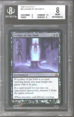 Magic MTG Guildpact FOIL Leyline of the Void BGS 8 (9, 7.5, 9, 8) NEAR MINT NM - Image 1