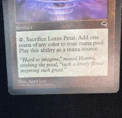 MTG Lotus Petal Mystery Booster - Tempest | With Top loader Magic The Gathering - Image 5