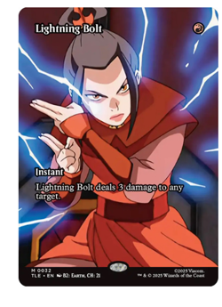 Lightning Bolt - Borderless Avatar MTG - Image 1