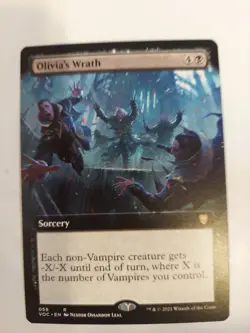 Olivia's Wrath (Extended Art) Commander: Innistrad: Crimson Vow Regular - Image 1
