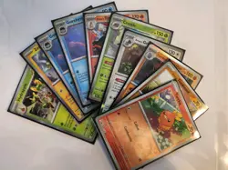 Pokemon Destined Rivals Bulk Lot! 85 NON HOLOS AND HOLOS All NM - Image 1
