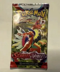 Brand New 2023 Pokemon Scarlet & Violet Base Set Booster Pack - Image 1
