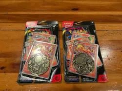2x Pokemon Phantasmal Flames Sealed Blaziken Cosmo Promo Pack - Image 1